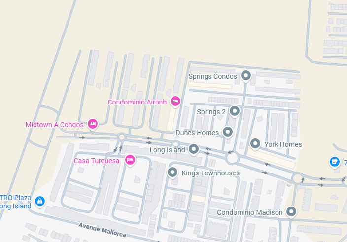 Mapa sucursal Cancún